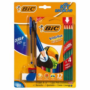 Kit Escolar 970942 Evolution Bic 20 unidades