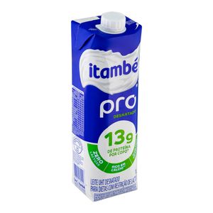 Leite UHT Desnatado Pro Zero Lactose Itambé 1 Litro