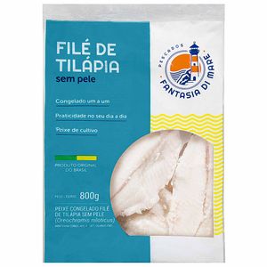 Filé de Tilápia Congelado Fantasia Di Mare 800g