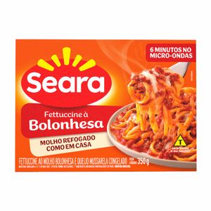 Fettuccine à Bolonhesa Menu Gourmet Congelado Seara 350g