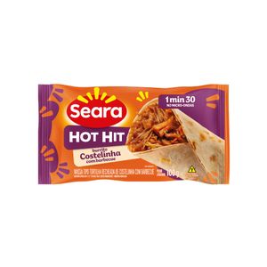 Wrap Costelinha com Barbecue Hot Hit Congelado Seara 100g