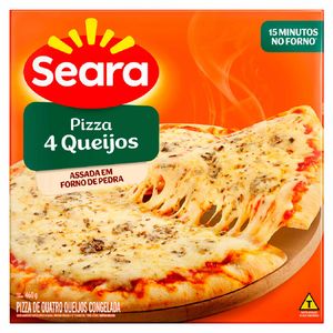 Pizza 4 Queijos Congelada Seara 460g