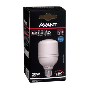 Lâmpada LED 20W 1600 Lumens Bulbo Branca Avant