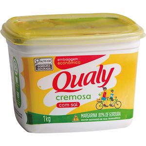 Margarina Cremosa com Sal Qualy 1kg