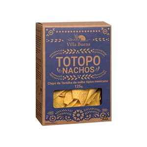 Chips de Tortilha Totopo Nachos Villa Buena 125g