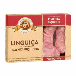 Linguiça Suína com Pimenta Biquinho Granberg 500g