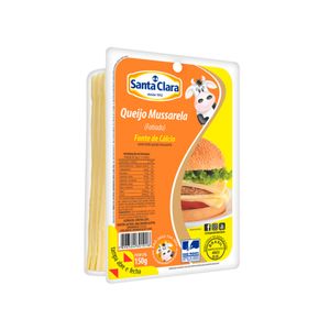 Queijo Mussarela Fatiado Santa Clara 150g