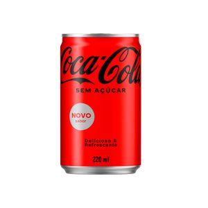 Refrigerante Coca-Cola sem Açúcar Lata 220ml