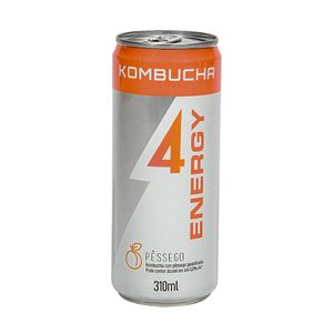 Kombucha Pêssego 4 Energy 310ml