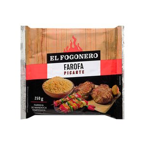 Farofa de Mandioca Picante Temperada El Fogonero 250g