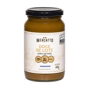 Doce de Leite Zero Lactose Mercatto 440g