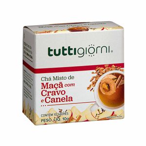 Chá Misto de Maçã com Cravo e Canela Tutti Giorni 10 sachês