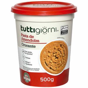 Pasta de Amendoim Crocante Tutti Giorni 500g