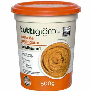 Pasta de Amendoim Tradicional Tutti Giorni 500g