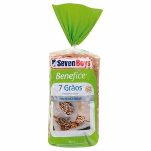 Pão de Forma 7 Grãos Benefice Seven Boys 350g