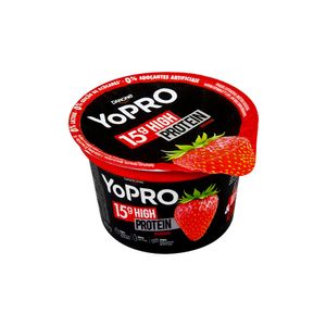 Iogurte de Morango Zero Lactose 15g Proteínas YoPRO Danone 160g