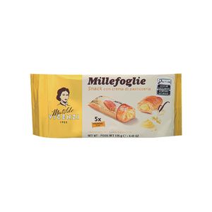 Snack Millefoglie com Crema di Pasticceria Matilde Vicenzi 125g