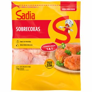 Sobrecoxa de Frango Congelada IQF Sadia 1kg