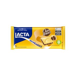 Chocolate Lacta Recheado Ouro Branco 98g