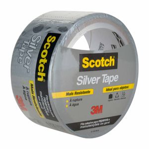 Fita Adesiva Silver Tape Scotch 3M 45mmx5m