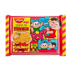 Macarrão Instantâneo Galinha Turma da Mônica Nissin 85g