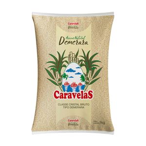 Açúcar Demerara Natural Caravelas 1kg