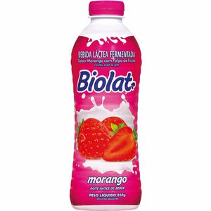 Bebida Láctea de Morango Biolat 850g