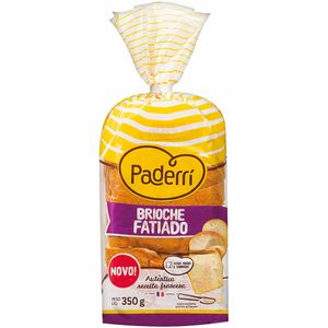 Pão Brioche Fatiado Paderrí 350g