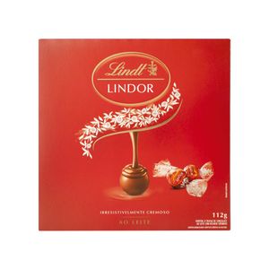 Bombons de Chocolate ao Leite com Recheio Cremoso Lindor Lindt 112g