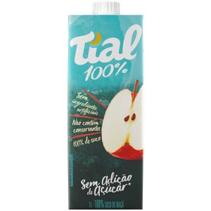 Suco de Maçã sem Adição de Açúcar 100% Suco Tial 1 Litro