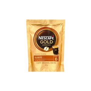 Café Solúvel Suave Intensidade 6 Gold Espresso Nescafé 40g