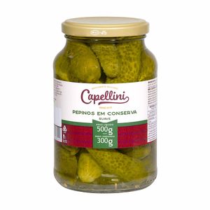 Pepinos em Conserva Suave Capellini 300g