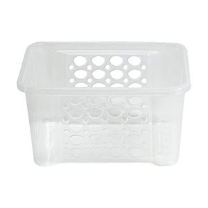 Cesta Organizadora Empilhável Transparente SR880 Sanremo 6,3 Litros