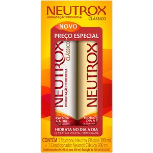 Conjunto Shampoo 300ml + Condicionador 200ml Neutrox Hidratação Poderosa Clássico