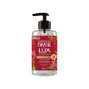 Sabonete Líquido Lux Botanicals Essências do Brasil Bromélia Pump 300ml
