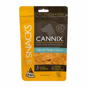 Chips para Cães Cannix Frango e Legumes 130g