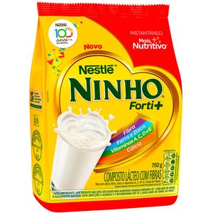 Composto Lácteo Instantâneo Ninho Forti+ com Fibras Nestlé Sachê 750g