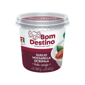 Queijo Mozzarella de Búfala Bola Cereja Bom Destino 160g