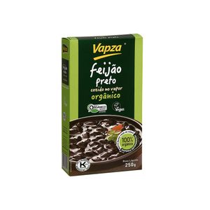 Feijão-preto Orgânico Cozido no Vapor Vapza 250g