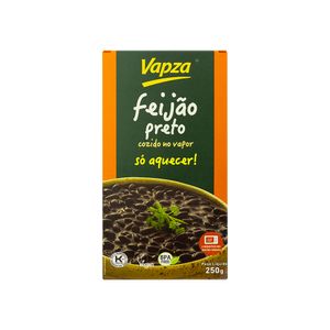 Feijão-preto Cozido no Vapor Vapza 250g