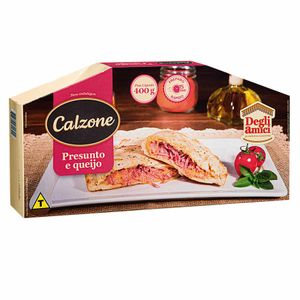 Calzone de Presunto e Queijo Congelado Degli Amici 400g