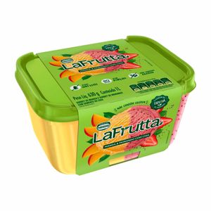 Sorvete de Manga e Morango com Chia sem Glúten La Frutta Nestlé 1 Litro