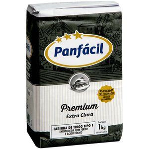 Farinha de Trigo Premium Extra Clara Panfácil 1kg