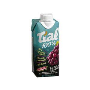 Suco de Uva sem Adição de Açúcar 100% Suco Tial 330ml