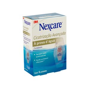 Curativo Cicatrização Avançada à prova d'água Nexcare 06 unidades