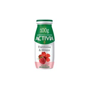 Iogurte Framboesa e Hibisco Shot Diário Probióticos Activia 100g