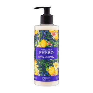 Sabonete Líquido Phebo Limão Siciliano Perfumaria 360ml