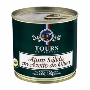 Atum Sólido em Azeite de Oliva Tours 255g