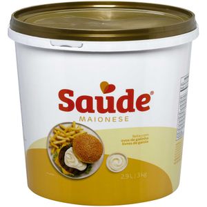 Maionese Tradicional Saúde Balde 3kg