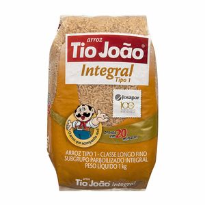 Arroz Integral Parboilizado Tio João 1kg